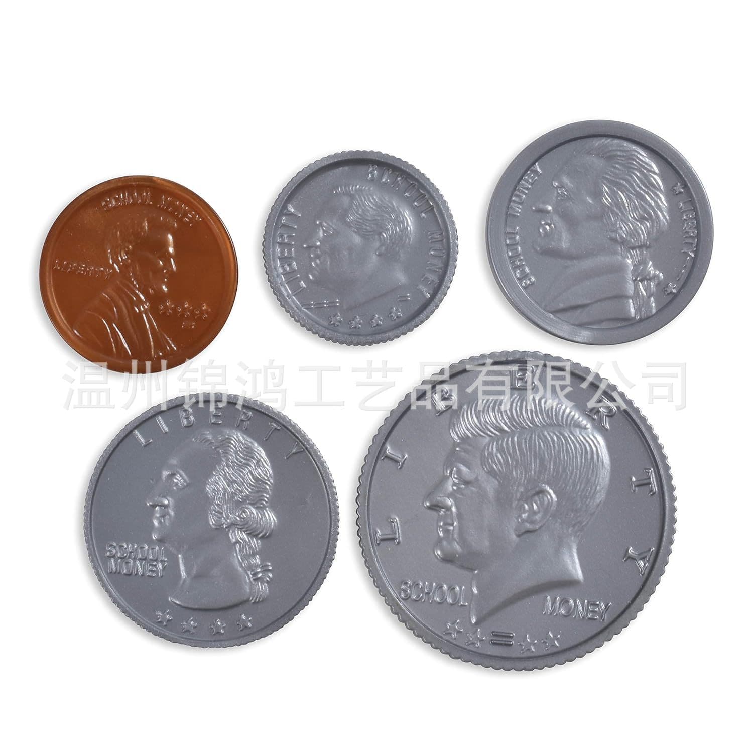 Amazon Plastic Dollar Token Set Round Learning Coins Reward Tokens
