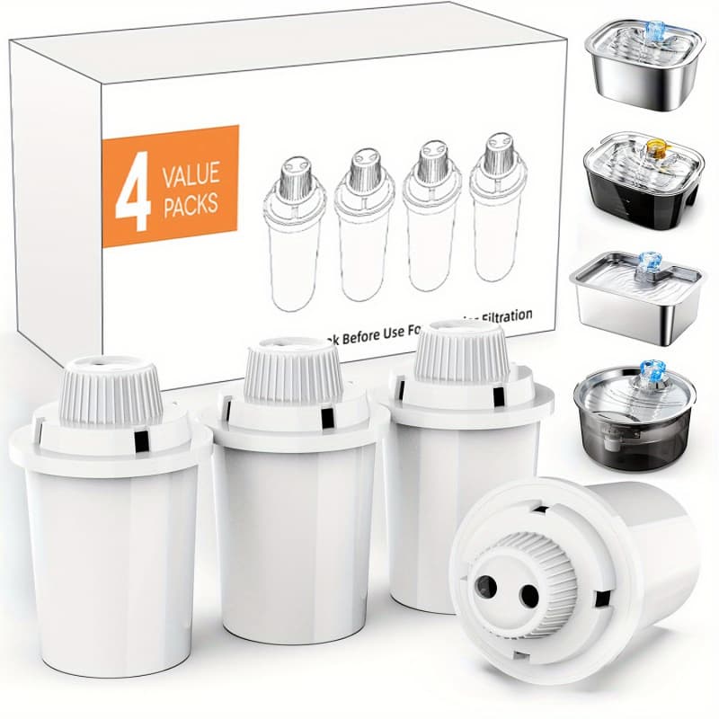 New Cross-border Large Dog Fountain Filter Replacement Kit (4-Pack)