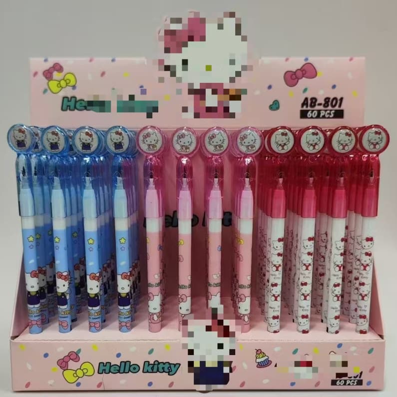 Sanrio Hello Kitty New Style Mechanical Pencil for Students, No-Sharpening Bullet Pencil, School Stationery, Export Quality