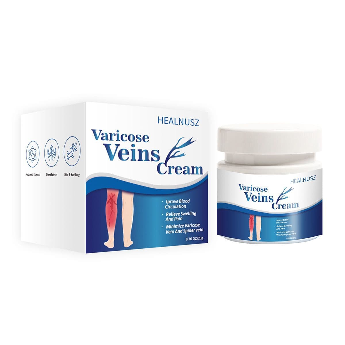 Vein Ointment A129 Leg Vein Cream 20g/bottle Gentle and soothing to relieve vein cross-border