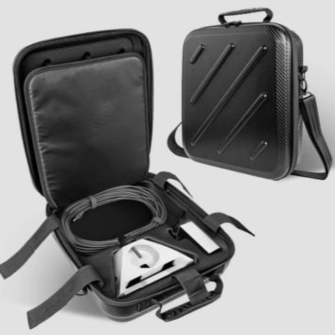 Source Factory EVA Storage Bag for Starlink Mini, Shockproof, Waterproof, and Portable Shoulder Bag