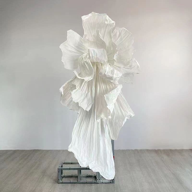 Large Wedding Background Giant Paper Flowers, Crepe Paper Art Flowers, Artificial Flowers for Scene Decoration, Simulation Paper Flowers