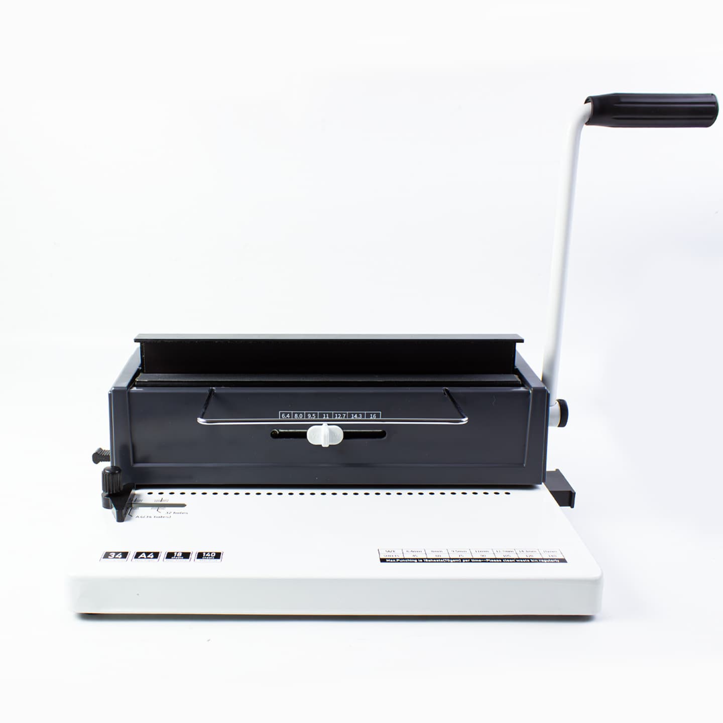 Square Hole 34-Hole Wire Binding Machine Contract Bid Punching Binding Machine Wire Closer Dual-Loop Desk Calendar Book Punching Machine