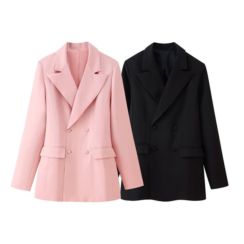 Foreign trade order! Summer new style lapel waist buttoned blazer lace long skirt suit