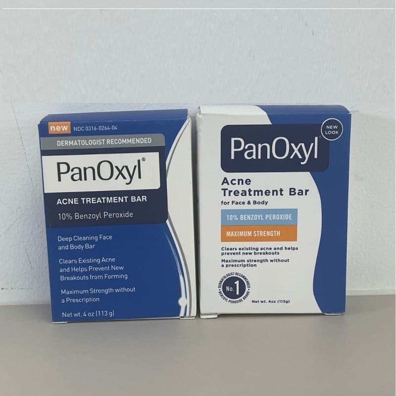 USA Panoxyl 10% Benzoyl Peroxide Acne Treatment Solid Soap, BPO, Ban Sai, Deep Cleansing for Face and Body