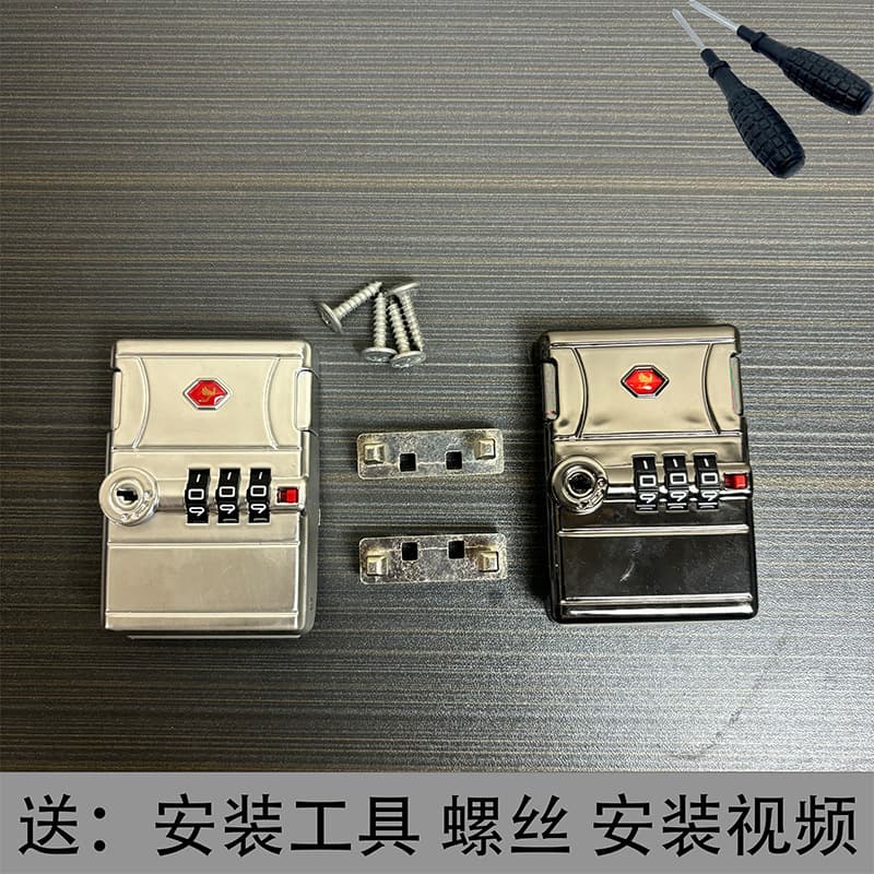 Universal combination lock replacement parts for suitcase repairs, luggage clasp components, travel case lock fasteners.