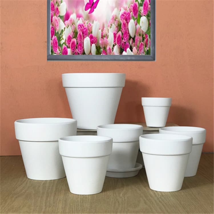 Macaron White Flower Pot Multi-Color Flower Pot Round Flower Pot Succulent Pot Plant Succulent Group