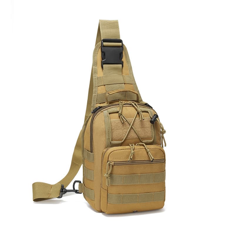 Cross-border Military Fan Outdoor Tactical Chest Bag Mini Single Shoulder Crossbody Bag Cycling Hiking Camo Small Chest Bag for Men