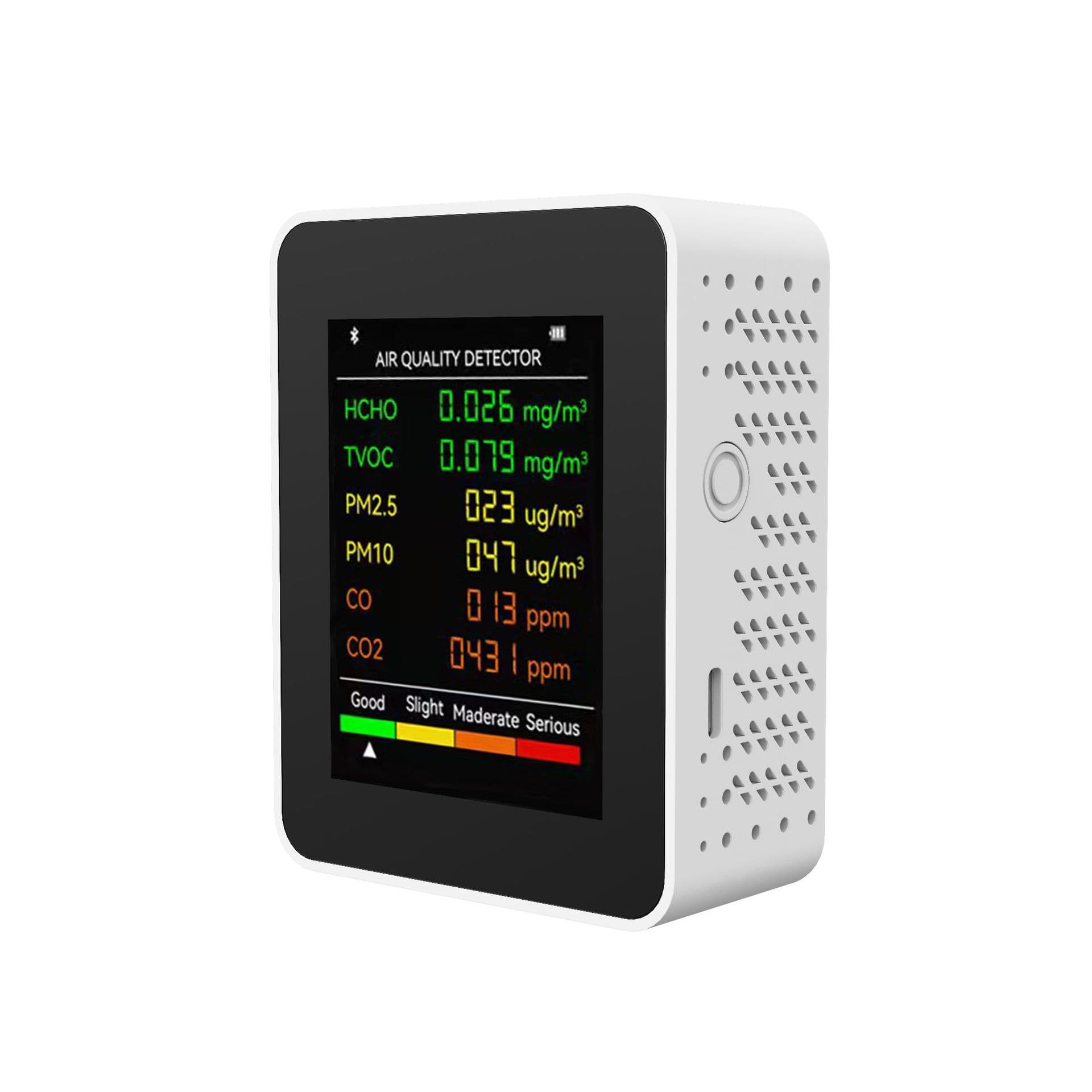 Air Quality Detector PM2.5 PM10 Carbon Monoxide Carbon Dioxide Detector 6-in-1 5-in-1 Patent