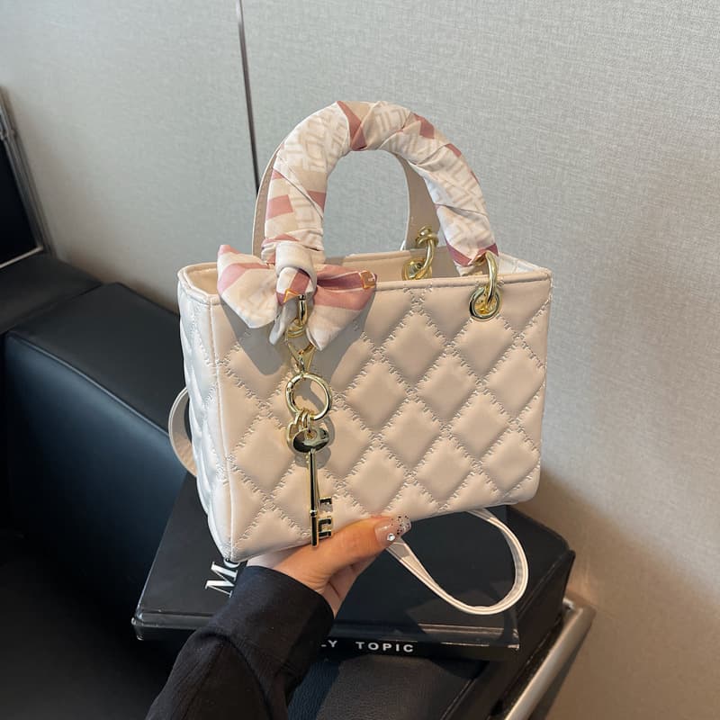 2024 New Trendy Lady Dior Bag Diamond Quilted Small Crossbody Bag Chanel Style Patent Leather Handbag Women's Bag