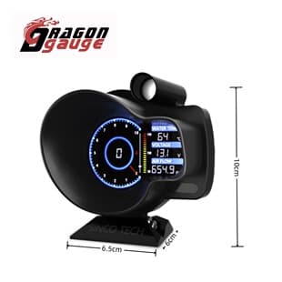 12V Modified Car Dashboard Multi-Function Modification Instrument Sensor Kit Water Temperature RPM Speed Oil Temperature Gauge DO916