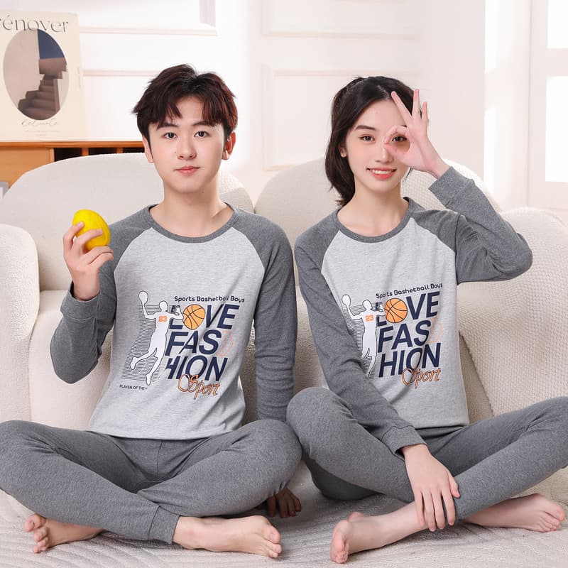 New Style Teenager Underwear Set Autumn and Winter Base Autumn Clothes Autumn Trousers Cotton Boys and Girls Junior High School Students and Senior High School Students Autumn Clothes Pants