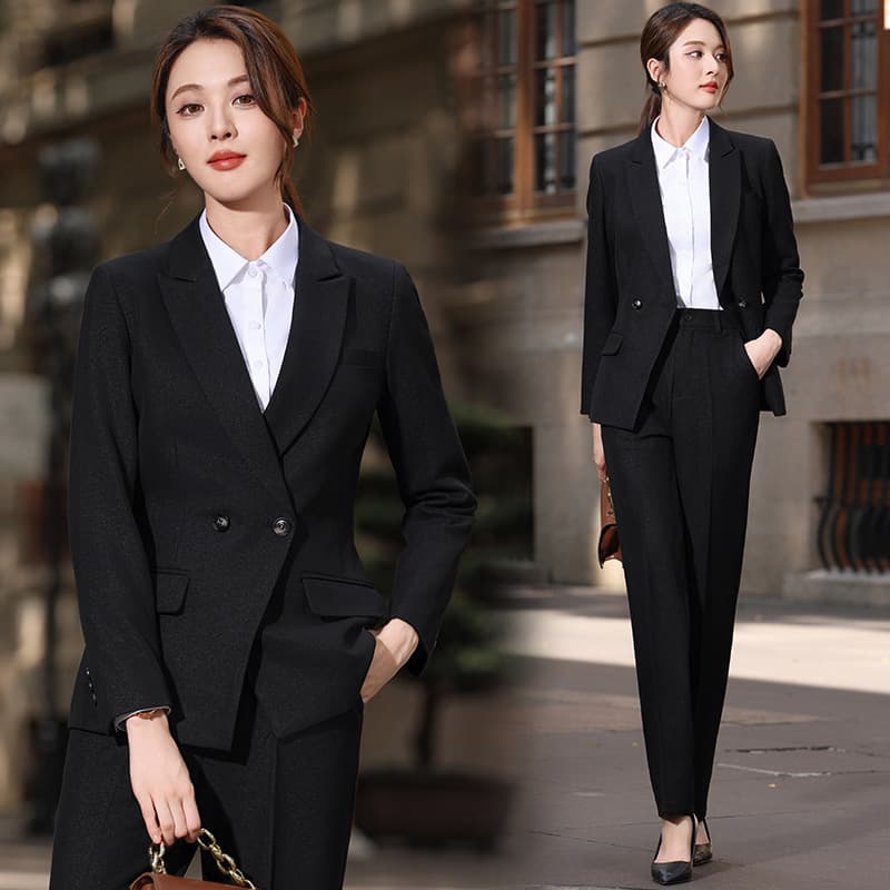 New Professional Suit Jacket Women's Formal Wear Business Interview Waist-Tight High-End Suit Women's Work Clothes