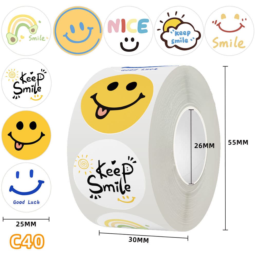 Children's Cartoon Cute Stickers, Ins Style Stickers, Holiday Handmade DIY Decorative Sealing Stickers, Thank You Labels