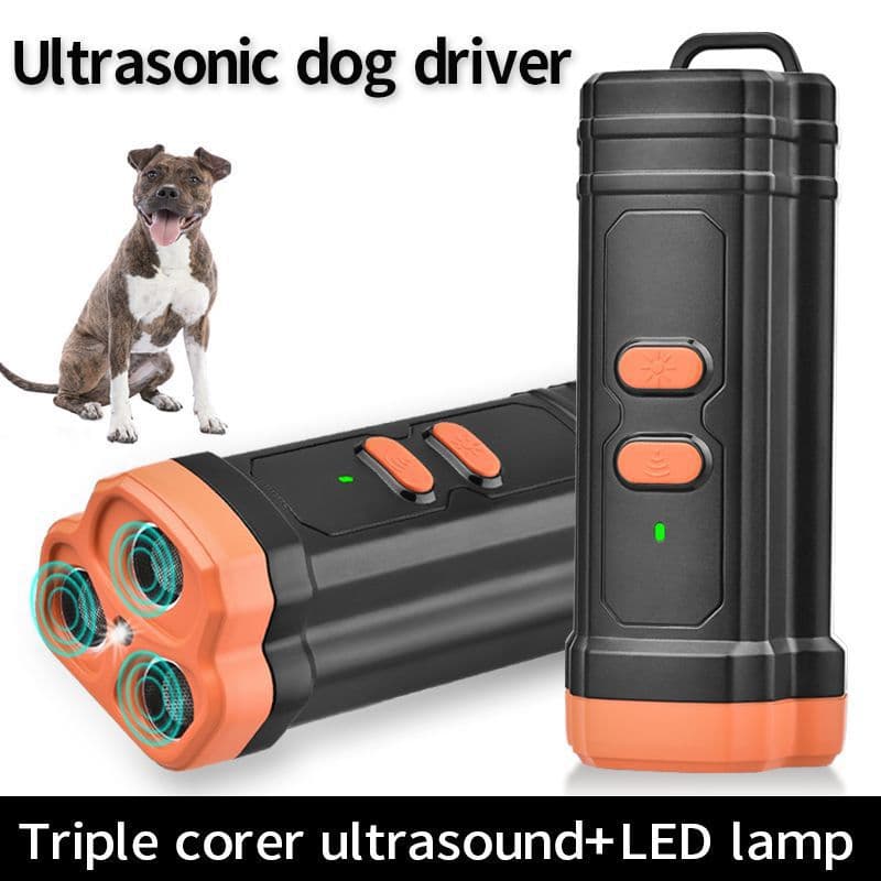 Ultrasonic Dog Repeller Long-Distance Training Bark Deterrent Dog Chaser Scare Dog Outdoor Self-Defense Stop Dog Barking Large Dog