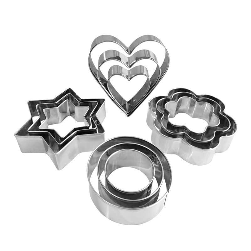 Factory Hot Sale Stainless Steel Baking Molds Multi-Function Cookie Cake Mold Creative Cake Mold Baking Tool Set