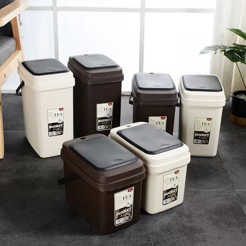 Tea Bucket Tea Dregs Bucket Tea Bucket Tea Set Drainage Bucket Plastic Tea Bucket Kung Fu Tea Set Living Room Household Tea Tray Bucket