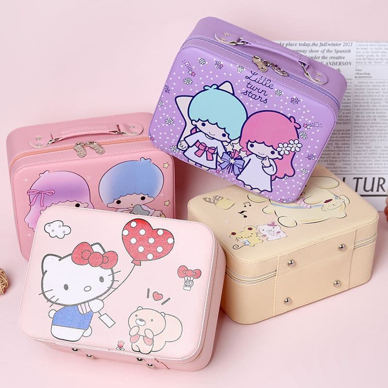 Makeup Bag Portable Travel Toiletry Bag Large Capacity Storage Case Premium Student Girly Toiletry Bag Jewelry Box