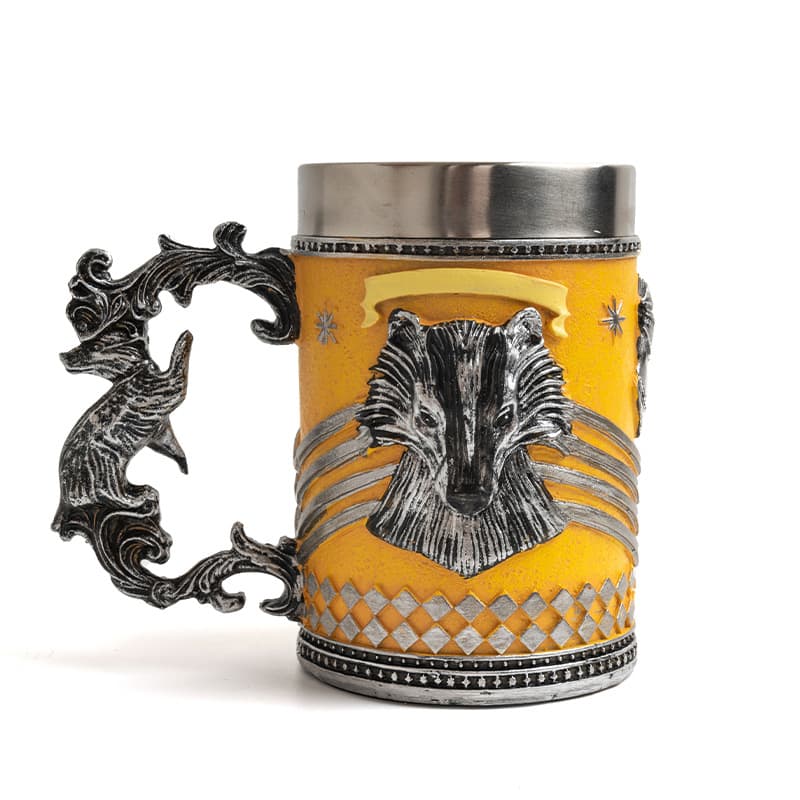 Harry Potter Castle Mug, House Crest Mug, Hogwarts Themed Gift, Birthday Present