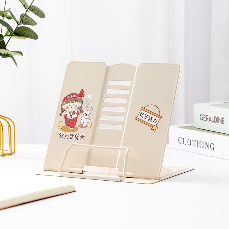 Mingqiang Factory Direct Eye-Protection Reading Book Stand Student Desktop Book Holder Bookend Sheet Music Stand Typing Stand Dropshipping