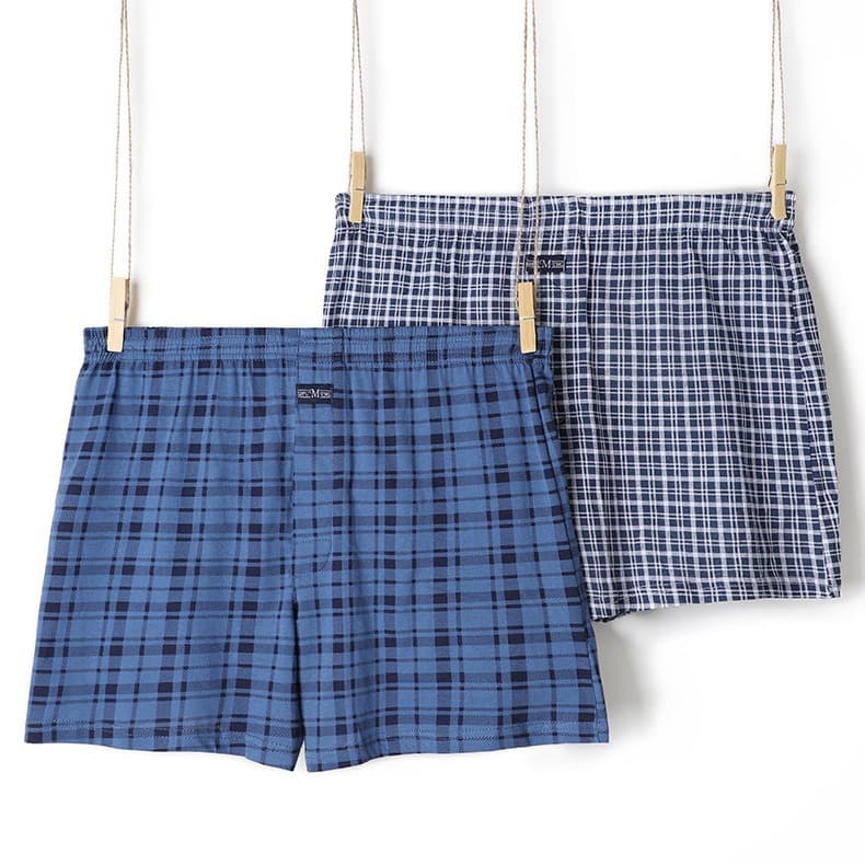 Aro Men's Pure Cotton Loose-fit High-waist Shorts Summer Fat Man's Comfortable Cotton Shorts