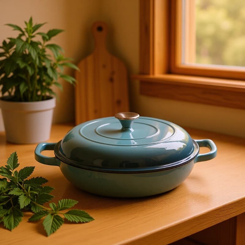 Wholesale Large Capacity Cast Iron Enamel Pot Seafood Pot Braising Pot Stew Pot Soup Pot