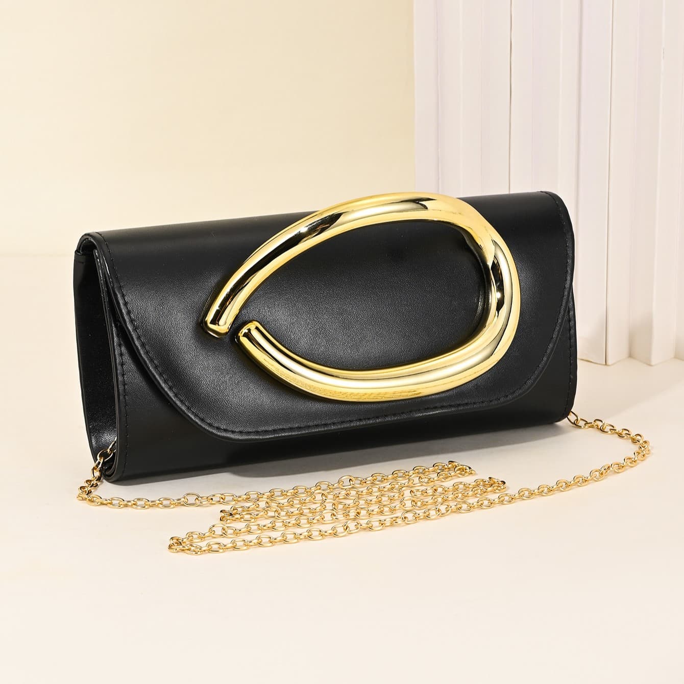 Cross-border European and American light luxury hand-held small square bag for women summer niche trend classic versatile chain shoulder crossbody bag