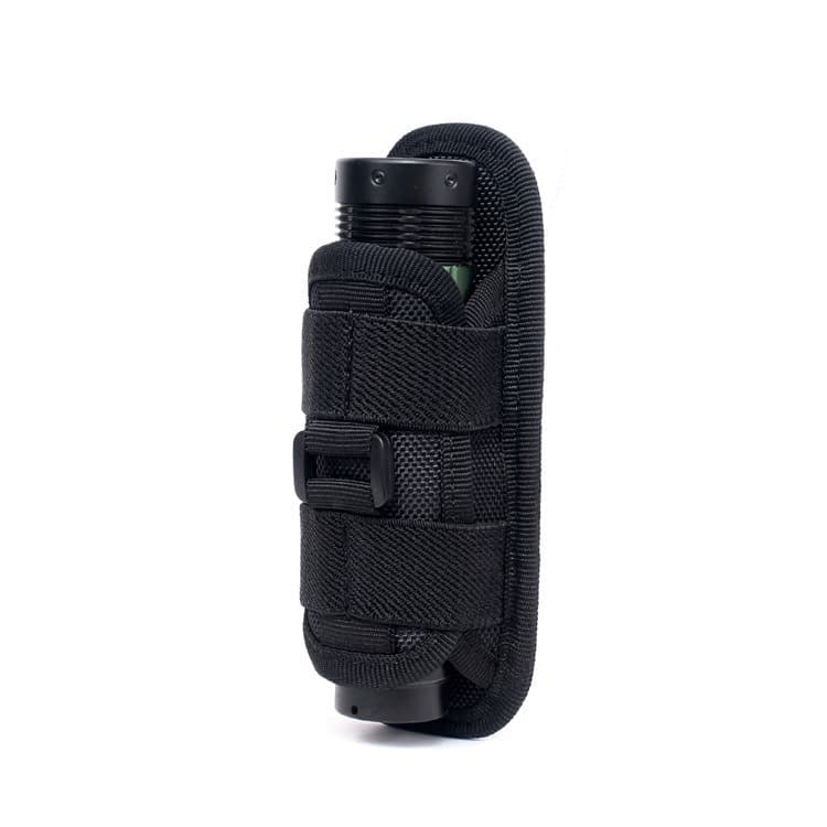 Directly sold by the source manufacturer, nylon outdoor tactical flashlight cover can be rotated to adjust the strong light flashlight waist bag flashlight cover
