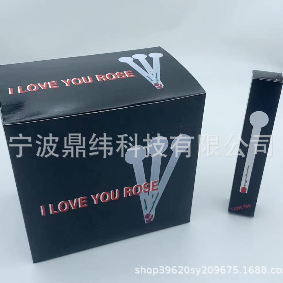 Factory Supply Glass Straight Straw 6-inch Black Box Packaging Cross-border Glass Craft
