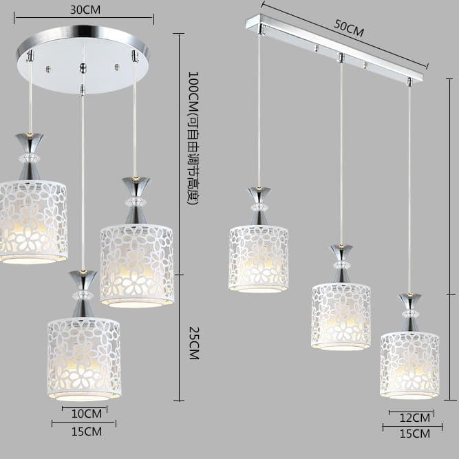 Modern Minimalist LED Pendant Light Fixture for Dining Room Living Room Bedroom Kitchen Island Bar Countertop Decoration