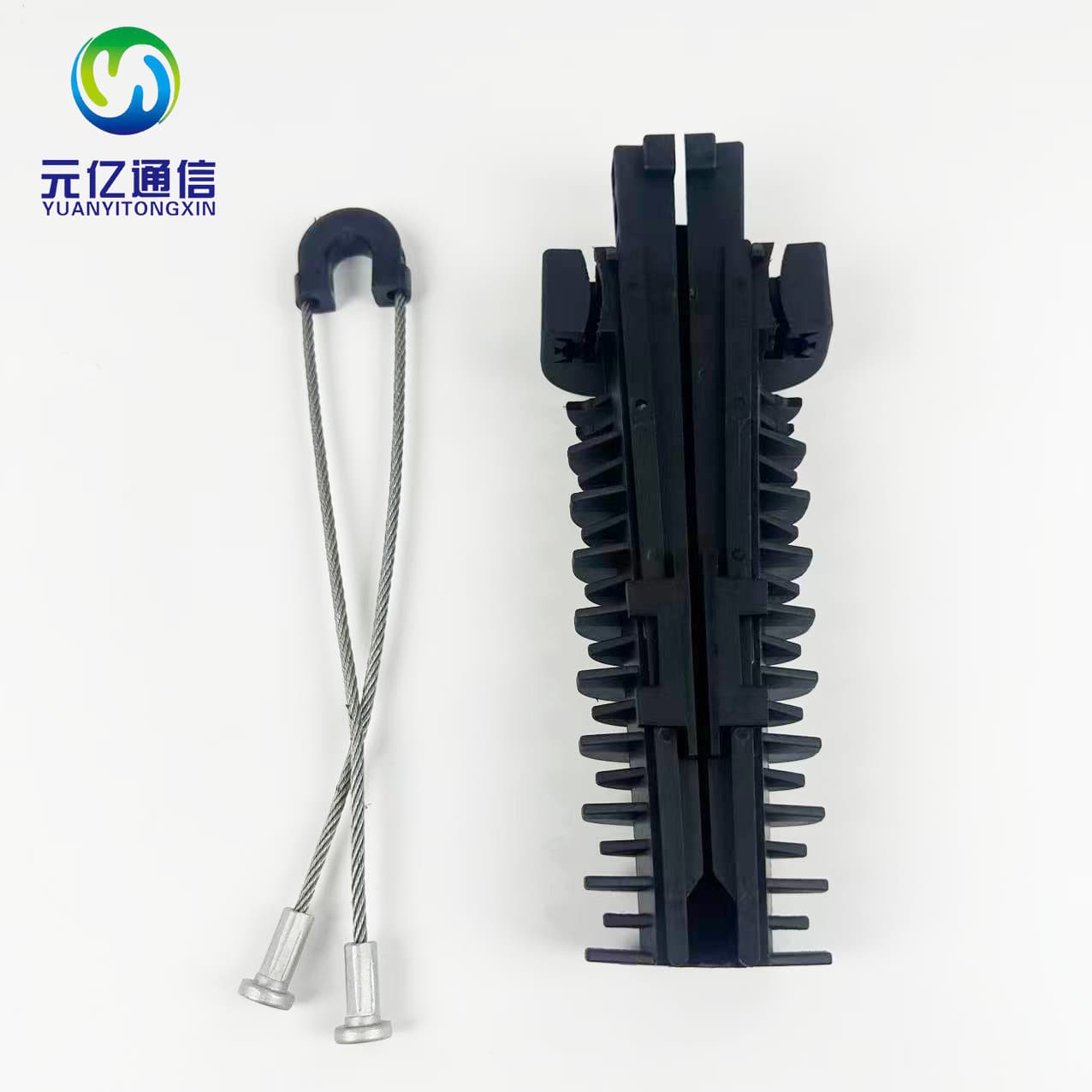 Optical Cable Plastic Tension Anchor Tightener, Suitable for 8kN Effective Wedge Anchor, ADSS FTTH Fiber Optic Clamp