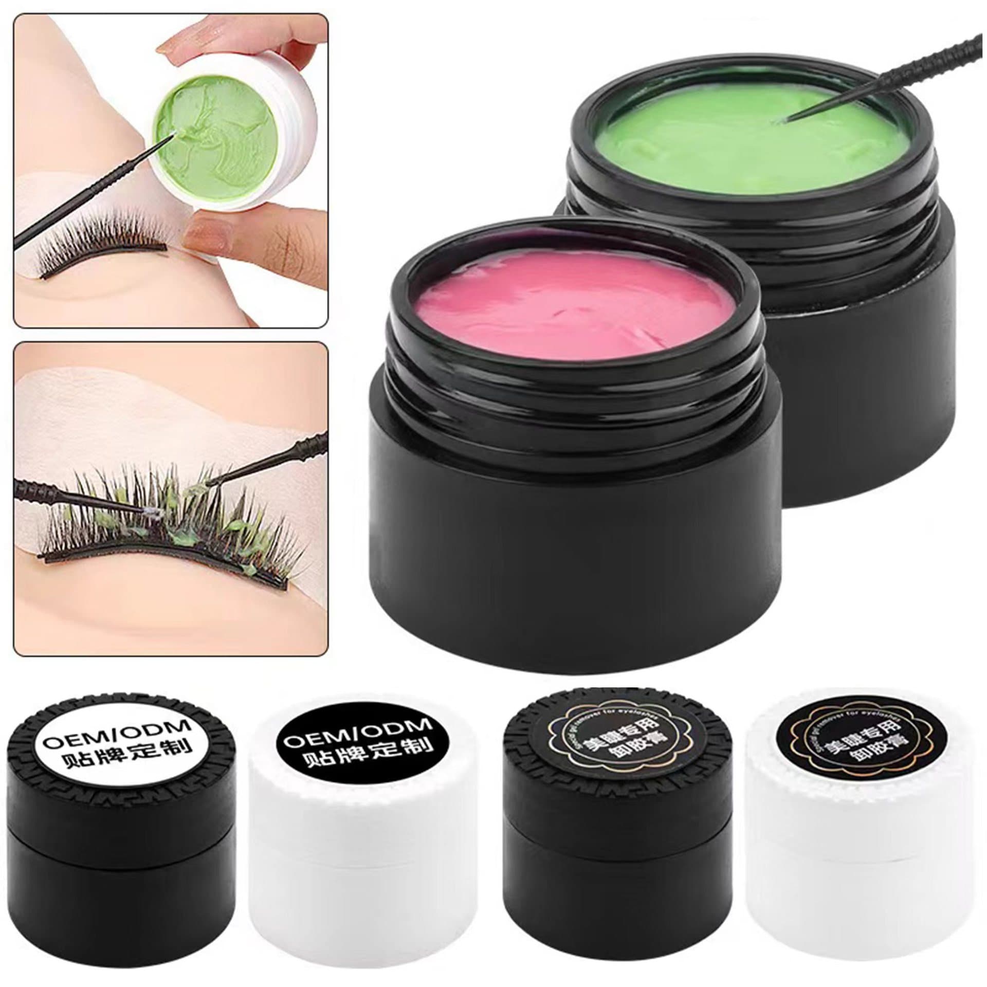Wholesale 5g lash extension remover, fruity lash removal cream, gentle and fast mascara remover.