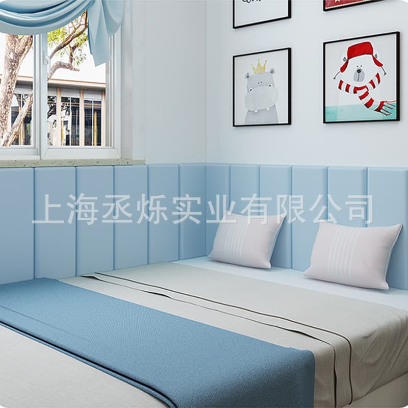 Self-adhesive 3D 3D Tatami Wall Sticker, Headboard Anti-collision Soft Wall Pad, Waterproof Thickened Wall Panel