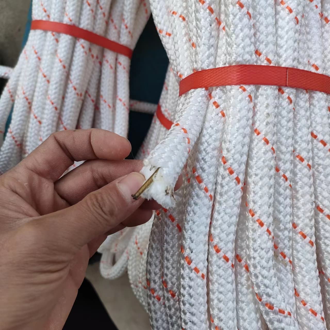 Fire Escape Rope Emergency Rope Source Manufacturer Steel Core Safety Rope High Altitude Rope Set for Construction Work