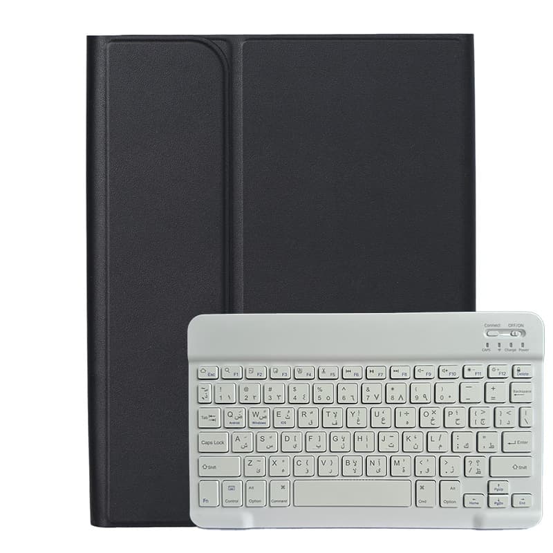 Custom Arabic Bluetooth Keyboard Case for iPad, Samsung, Huawei, Xiaomi, Redmi, Lenovo Tablets - OEM Factory