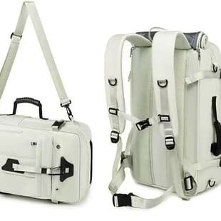 New extra-large capacity women's backpack, Korean style multifunctional lightweight travel bag, handbag crossbody gym bag