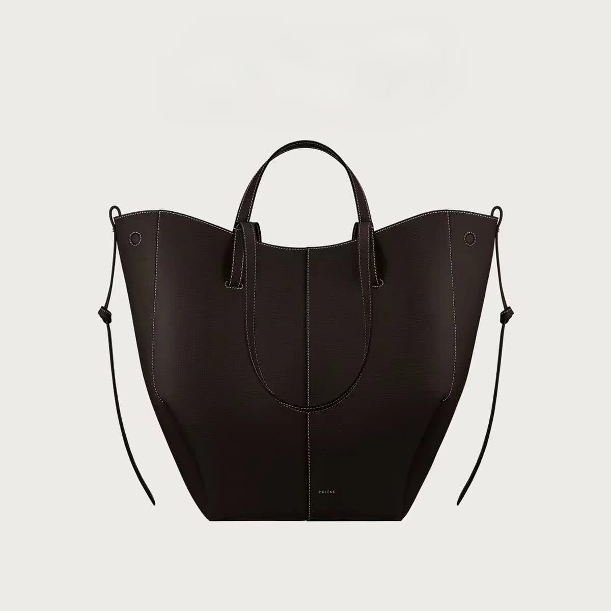 [Cross-border Bestseller] POLENE Large Wing Tote Bag Large Capacity Handheld Bucket Bag Shoulder Bag for Women