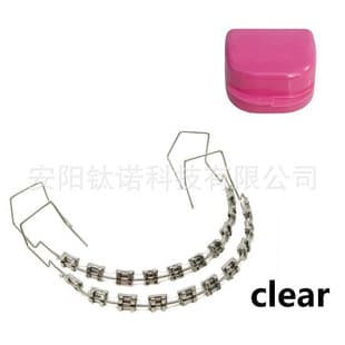 [Without Hook Chain Type] With Case, Dental Brace Decoration, Dental Color, Factory Direct Home Beauty Orthodontic Care