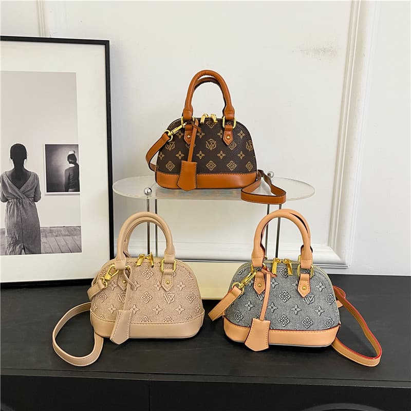 2024 New Retro Color-Block Glasses Case Bag, Vintage Handheld Shoulder Crossbody Bag, Women's Large-Capacity Multi-Purpose Bag