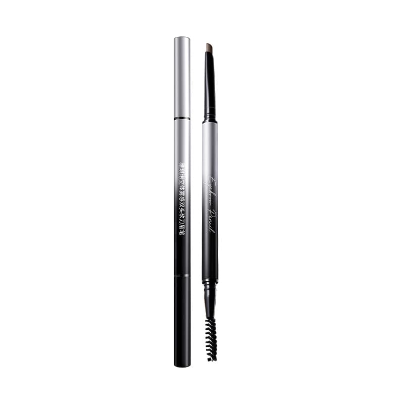 Yaqinuo 3D Double-Ended Carving Eyebrow Pencil Hard Core Natural Wild Eyebrow Look Long-Lasting Waterproof Sweat-Resistant Tint Eyebrow Gel Smudge-Proof