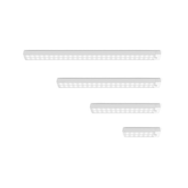LED Motion Sensor Light Strip, Human Body Induction Light, Lights Up on Presence, Cabinet Light, Display Case, Shoe Cabinet, Drawer, Rechargeable, Magnetic, Self-Adhesive