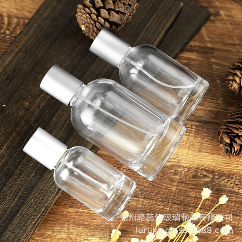 In Stock 10ml Perfume Glass Bottle with Cap Cosmetic Bottle Empty 10ml Lab Perfume Refillable Bottle