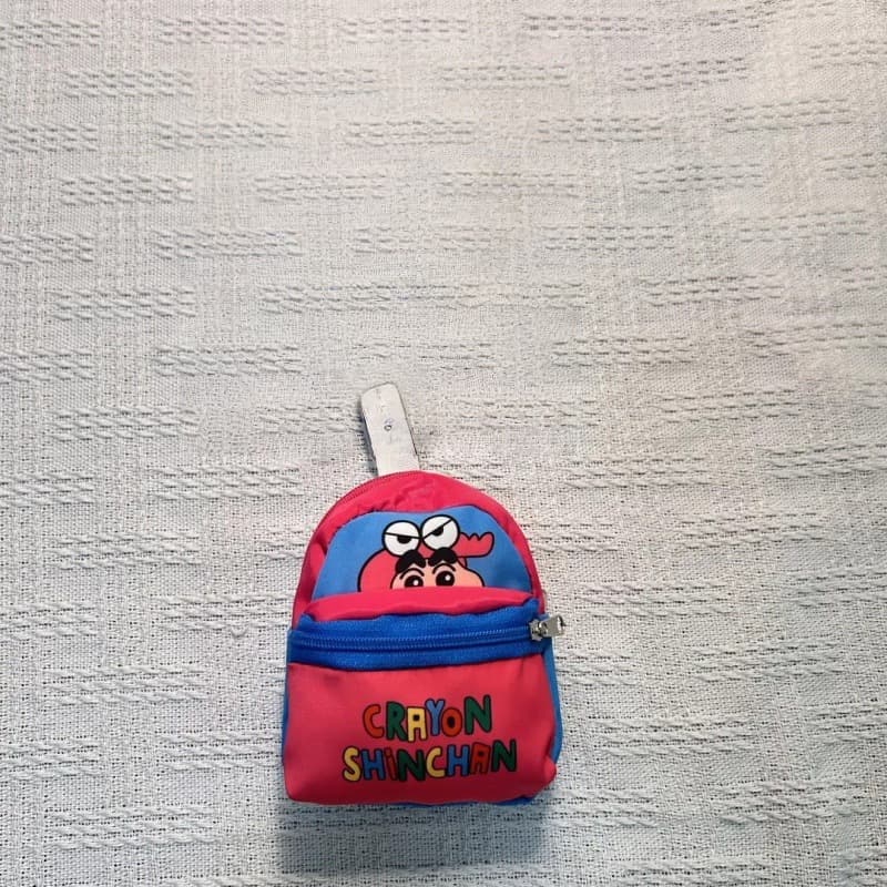 Ins Cute Crayon Shin-chan Coin Purse, New Cartoon Outdoor Travel Anti-lost Trendy Dopamine Personality Women's Fashion