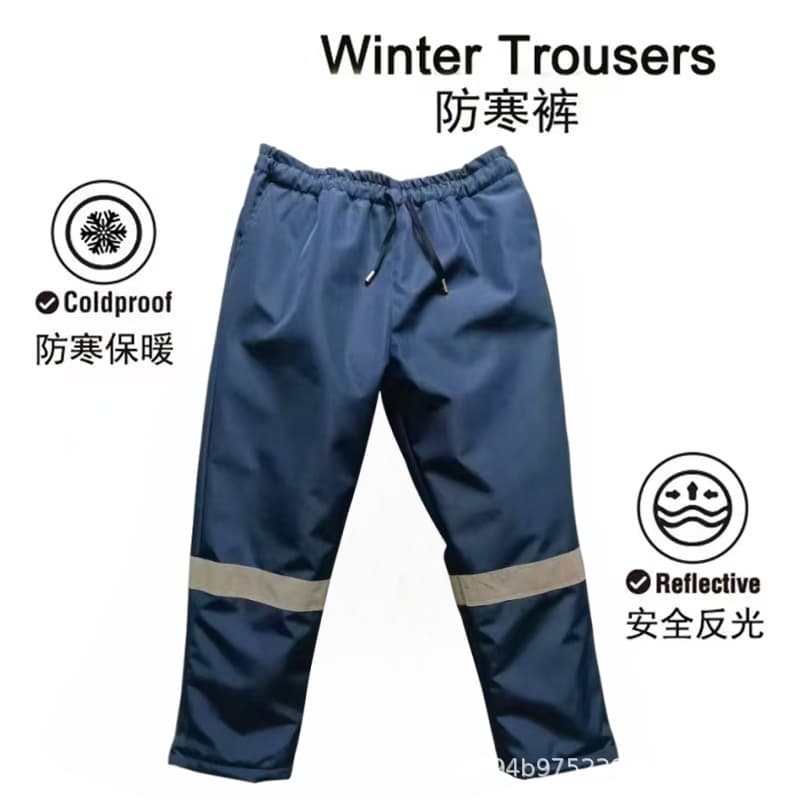 Winter Thermal Insulated One-Piece and Separate Waterproof Cotton Padded Jacket Thickened Cotton Suit Fishing Workwear Cold Storage Crew Coverall