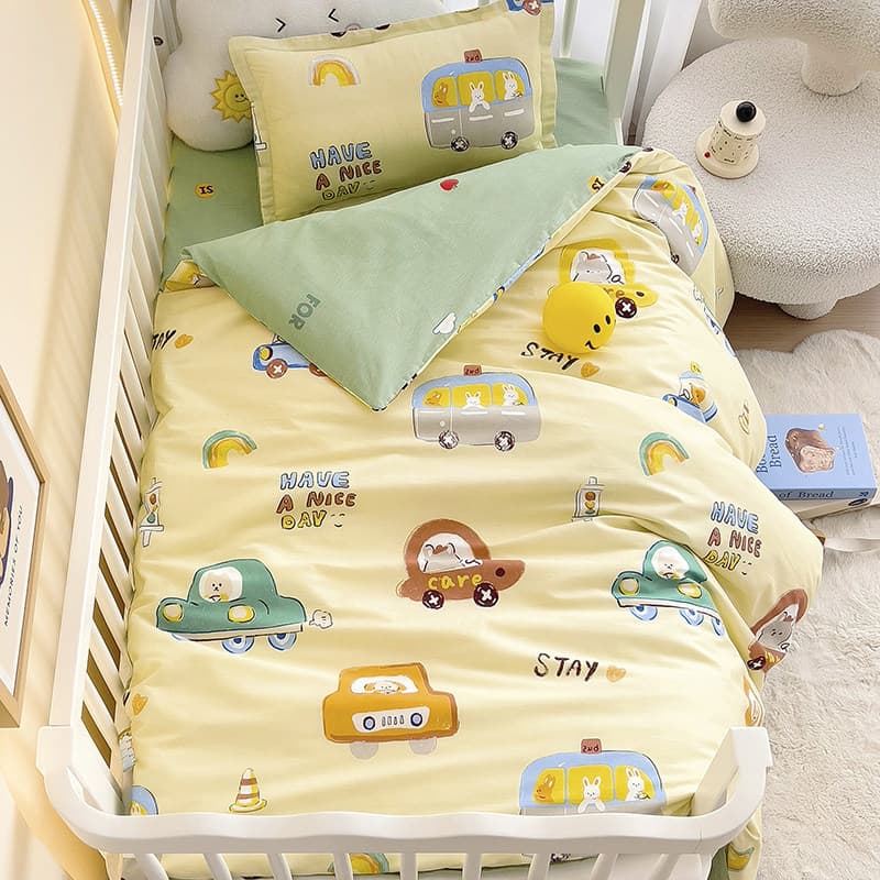 Kindergarten three-piece quilt set, baby's full quilt set, bedding set, six-piece set, children's nap quilt