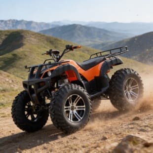 Electric Big Bull Four-Wheel Sand Vehicle, 3000W Off-Road Leisure Motorcycle, All-Terrain Four-Wheel Drive
