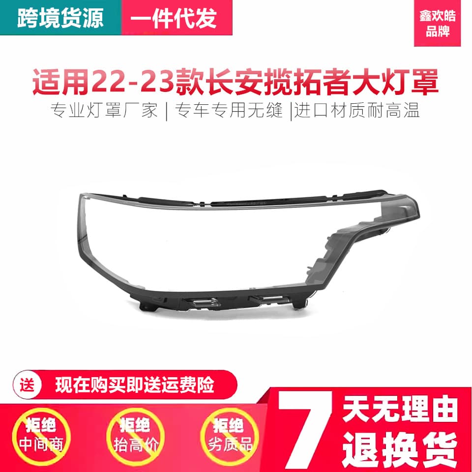 Suitable for the Headlight Cover of the Changan Lantuo 22-23 Models, Transparent Pc Mirror Cover