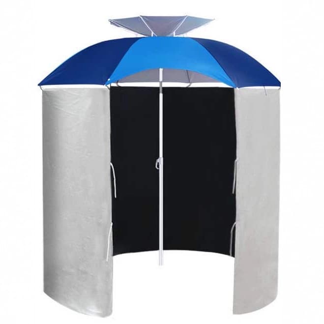 Full-wrap apron outdoor fishing umbrella, rainproof, sunproof, windproof, foldable ultra-light outdoor umbrella