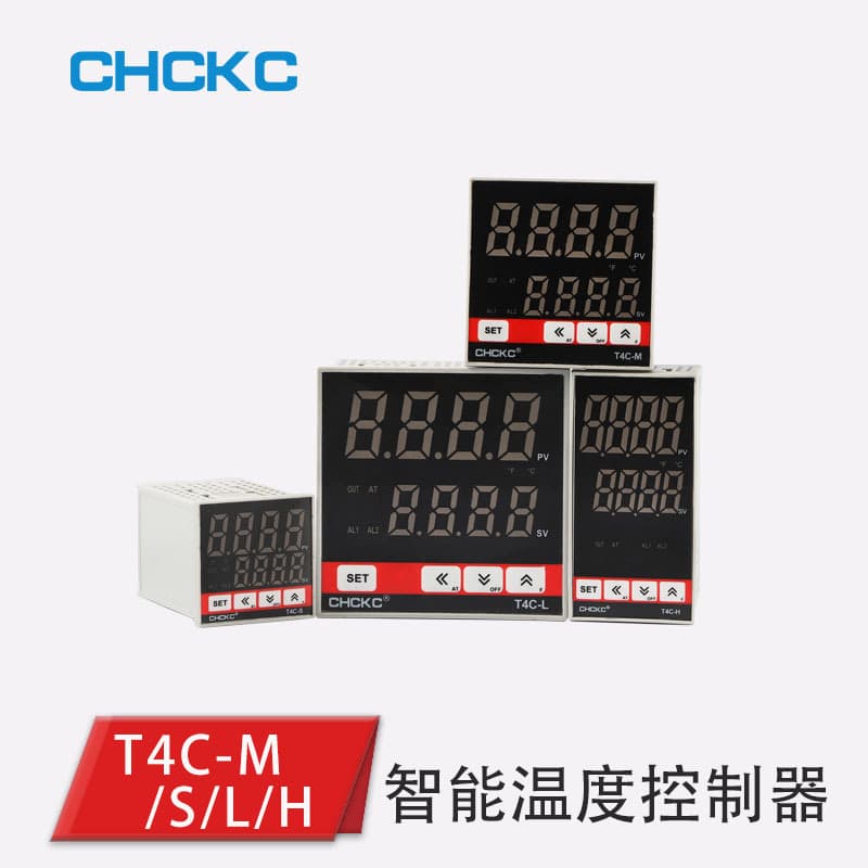 CHCKC TC4 Temperature Control Instrument T4C High Precision PID Control RS485 Communication Industrial Multi-Segment Program Control