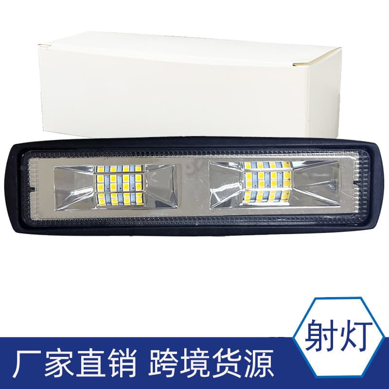 Car Motorcycle Spot Light Linear 16LED 48W Off-Road Daytime Running Light Work Light Inspection Light 12V